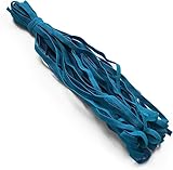 Trims by The Yard 1/4' Elastic Band, Premium Material, Durable Elastic Cord for Sewing, Easy to Use, Versatile Sewing Supplies, 10-Yard Cut, Teal