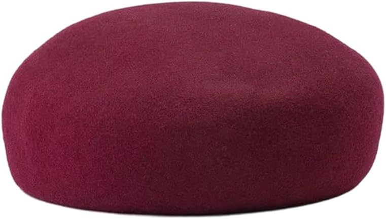 Spring Winter Soft Wool Beret Hat French Style Solid Color Men and Women Painter Hat
