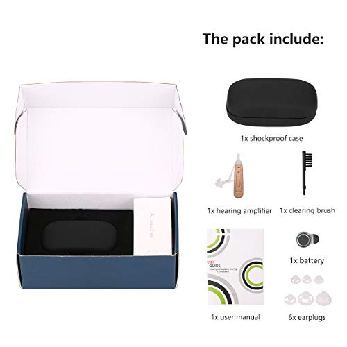 Maihear Hearing Amplifier Digital Noise Cancelling Sound Amplifier Device For Men & Women Adults Seniors And Children Left Ear #TOP6