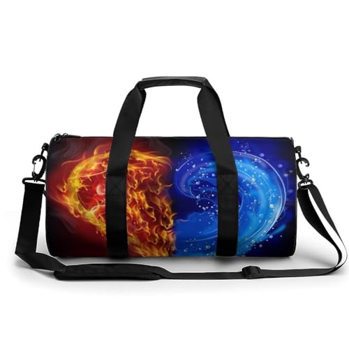 Sac de sport gym Glace Et Feu fini les bagages trop lourds en voyage de week-end et camping