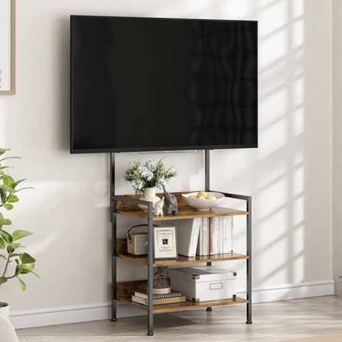Reviews de Mesas y soportes para TV los mejores 10. 45 GILLAS Mueble para TV con Soporte, Mesa para TV de 3 Niveles para Televisores de 35 a 80 Pulgadas, Soporte de TV Moderno con Estantes de Almacenamiento Abiertos para Sala de Estar,...