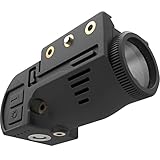 Laspur Tactical Sub Compact Picatinny Rail Mount Laser Sight with Flashlight Light Integrated Combo,...