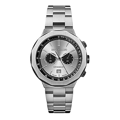 Boccadamo Orologio cronografo con quadrante satinato