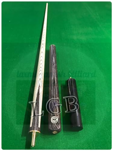 Image of LGB Snooker Master Classic Cue Stick with Extension and Leather Cue Case, Glove, Chalk Holder, Chalk, Tip