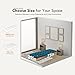 Outraveler Single Size Camping Air Mattress with Built in Foot Pump, Inflatable Bed Blow Up Mattress Sleeping Pad