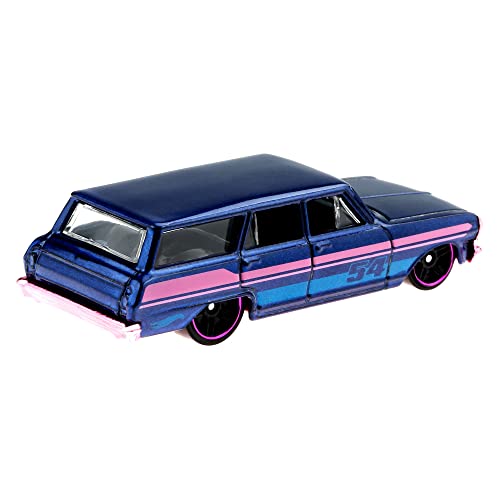 Hot Wheels Pearl and Chrome 64 Chevy Nova Wagon 2022 miniatura 2