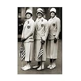 Canvas Wall Art - American Photographer 'American Olympic Swimmers Poster, 1924' Wall Art for Living Room, Bedroom, or Office Décor by Trademark Fine Art