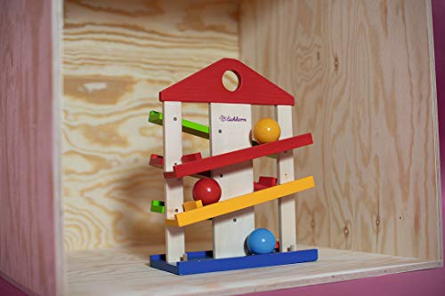 Eichhorn Kugelbahn Haus aus Holz für Kinder