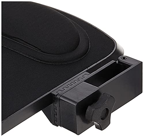 Workez Mouse Pad: Ambidextrous, Adjustable, Removable Tilting, Aluminum Mouse Pad Platform For Workez Ergonomic Laptop Stand, Lap Desk, Standing Desk Black #TOP3