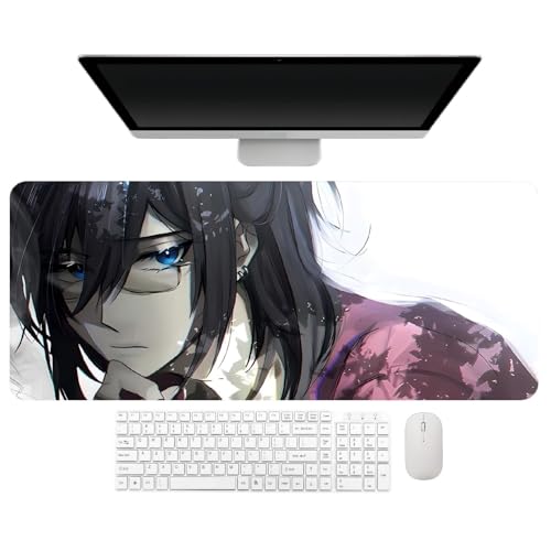 4 mm de espesamiento. Anime Horimiya Hori Kyoko Miyamura Izumi Yoshikawa Yuki Alfombrilla De Ratón, Alfombra De Teclado, 31.5×11.8×1.6 inch (800×300×4 mm), Impermeable, Antideslizante