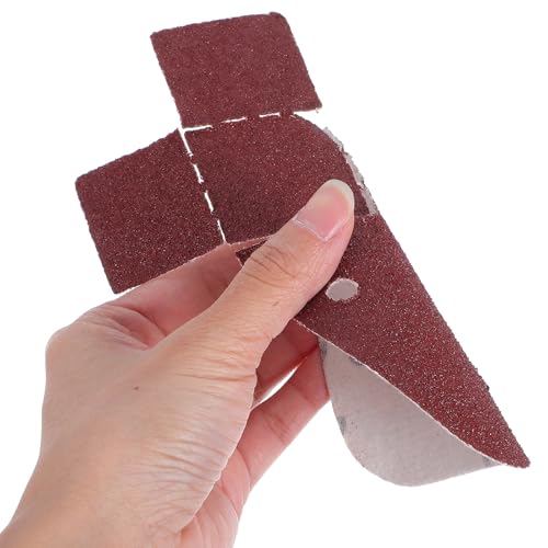 Hojas de lija triangulares de aluminio Toddmomy para restauración 5