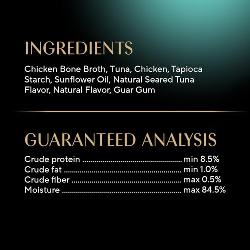 Sheba Premium Puree Lickable Cat Treats, Seared Tuna, 4 Count, 11 Pack | Real tuna, chicken bone broth, grain-free, no carrageenan, single-serve squeezable tube, 0.49 oz. tubes, 44 tubes total - image 6