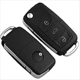 3 Botones Carcasa Mando de Vehiculos para VW/Golf/Polo/Bora