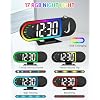 AMIR Projection Alarm Clock for Bedroom Ceiling 8.5 Large Display, 4-Level Brightness, USB Powered, Snooze & Night Mode, Alarm Clock with Projector for Wall or Ceiling Use