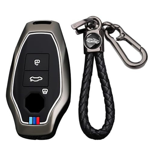 Coque de clé de voiture intelligente MG MG7 2023 2024 accessoire de rechange métal 3 boutons