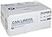 Inteplast Group VALH4348N14 46" Length x 43" Width x 12 Mic Thickness, Natural Color, HDPE Commercial Coreless Valu-Plus Institutional Trash Can Liner (Case of 8 Roll, 25 Bags per Roll)
