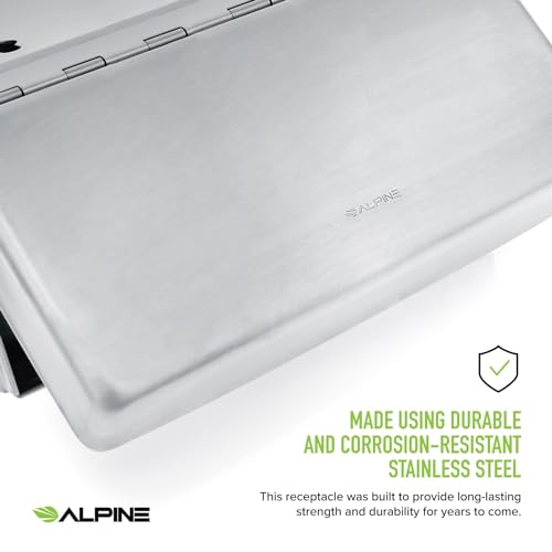 Alpine Industries 451-SSB Alpine Sanitary Napkin Receptacle thumb #4