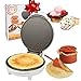 MasterChef Waffle Cone and Bowl Maker- Includes Shaper Roller & Bowl Press- Homemade Ice Cream Cone Treat Baking, Cookie Iron Machine, Portable Electric Kitchen Appliance for DIY Sundae Parties, Gift
