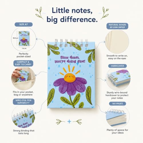 Image of A7 Pocket Notepad, Pack of 3, 160 Pages, Hardcover (Fall)