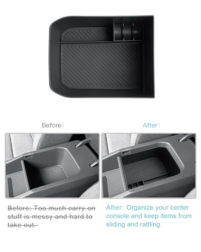 CDEFG Kompatibel mit Kia EV3 2025 2026 Mittelkonsole Armlehne Aufbewahrungsbox Handschuhfach Auto Center Console Organizer Tray EV3 GT Line Zubehör