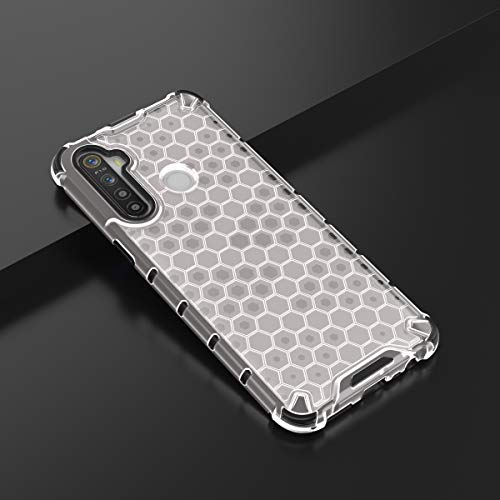 Image of Glasgow Back Case Cover for Realme 5s Shockproof Military Grade Back Case Back Cover - Transparent