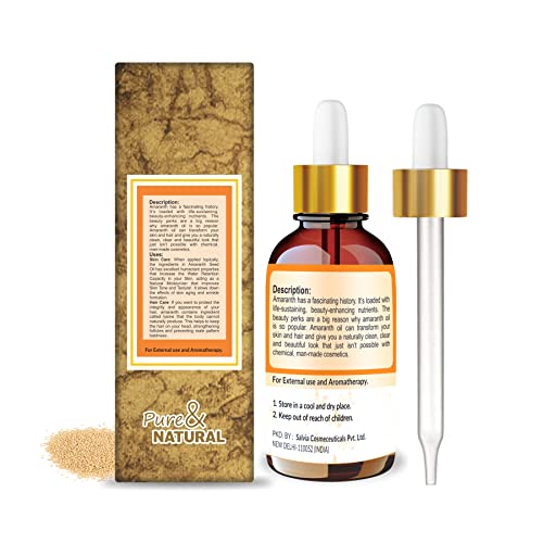 Image of Crysalis Amaranth Seed (Amaranthus) Oil|100% Pure & Natural Undiluted Essential Oil Organic Standard For Skin & Hair Care| Moisturizes Skin |Therapeutic Grade Oil|30ml with dropper