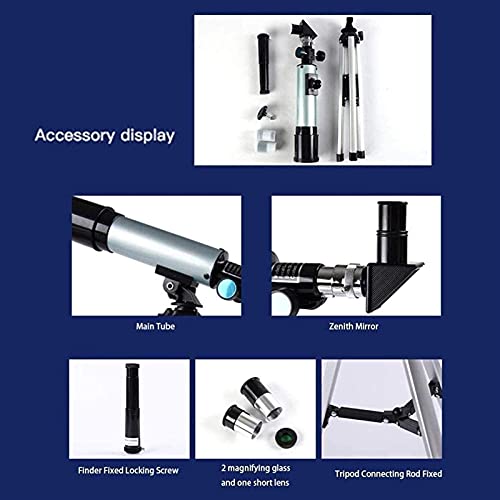 Telescopio Astronómico Refractor 50mm para Principiantes miniatura 4