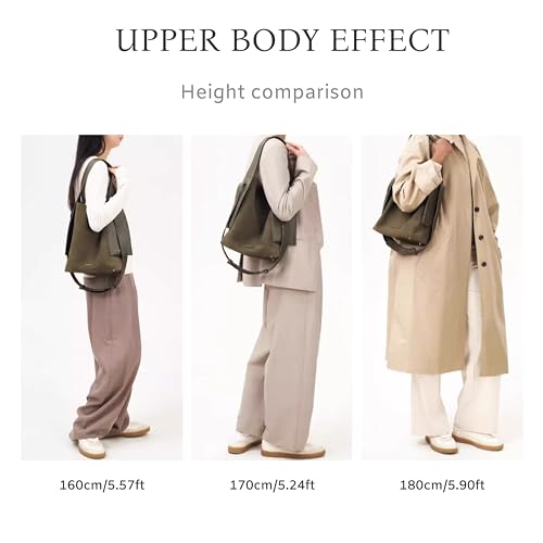 Women's Slouchy Suede Tote Bag - Vintage Large Capacity Shoulder Purse, Commuting Work Crossbody Handbag for Travel3