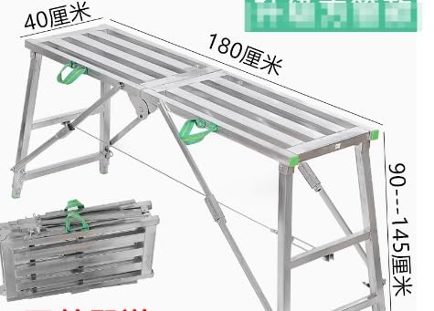 Plateformes de travail en acier galvanisé pliables charge 400kg