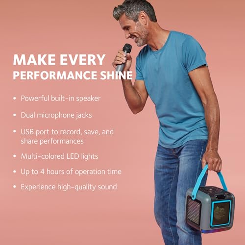 image for Singing Machine Karaoke System for Adults & Kids with Wireless Microph