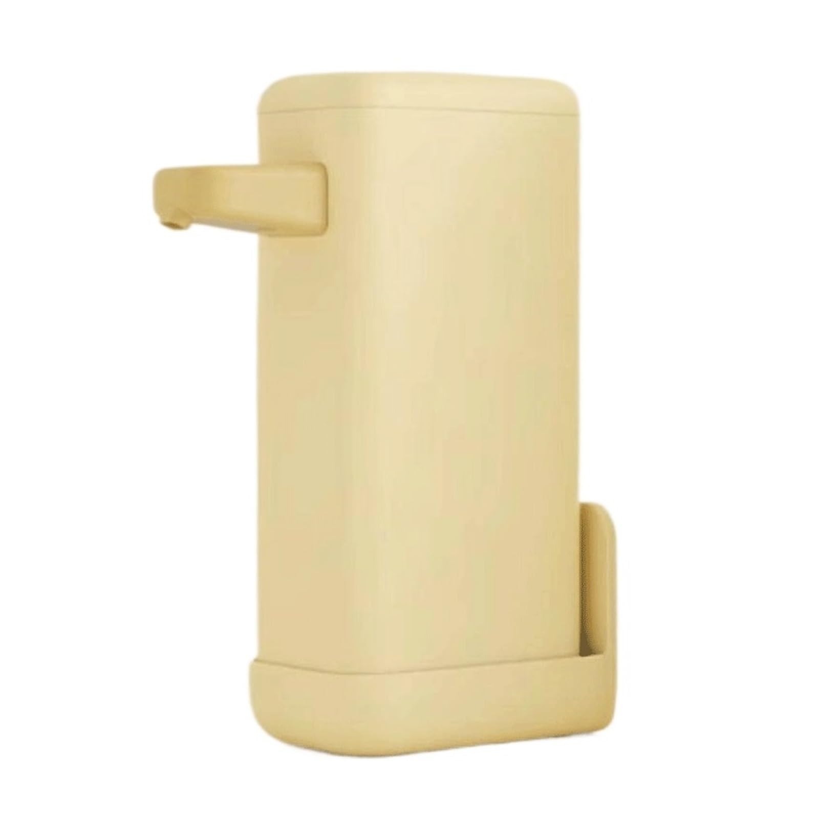 distributore di sapone Dispenser di sapone a parete dai toni caldi for uso domestico con tre impostazioni regolabili(Yellow)