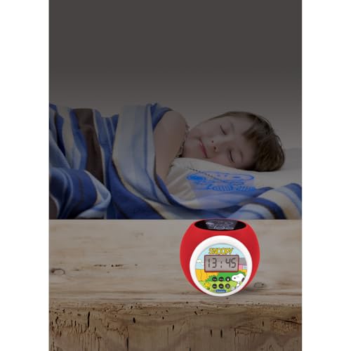 Reloj despertador Snoopy con proyector de estrellas Lexibook RL977PN 6