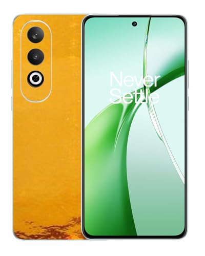 Image of Compatible with Oneplus Nord CE 4 5G Back Skin Sticker /Vinyl wrap /Protective Film Mobile Skin Gold Chrome by Candeal Mizhan (only Back)