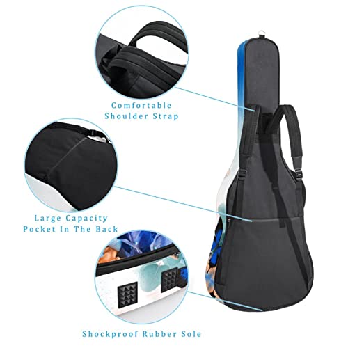 Hondank Housse de protection en éponge épaisse imperméable pour guitare acoustique électrique basse classique… - Les Beatles, Paul McCartney, John Lennon, RIngo Starr, George Harrison Hondank Housse de protection en éponge épaisse imperméable pour guitare acoustique électrique basse classique… – Image 4