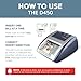 AccuBANKER D450 Counterfeit Money Checker Machine, Magnetic, Infrared, Watermark and Micro-Printing Detection in Less Than 1 Second with Audible and Visual Alert for Suspicious Bill