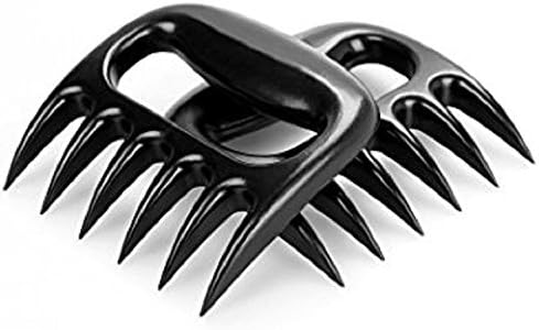Pulled Pork Shredder Claw Set – Original Style Quick’n Ezy Shredding Carving Claws Strong & Sharp for Slow Cooked Meats from Oven BBQ Grill Smoker