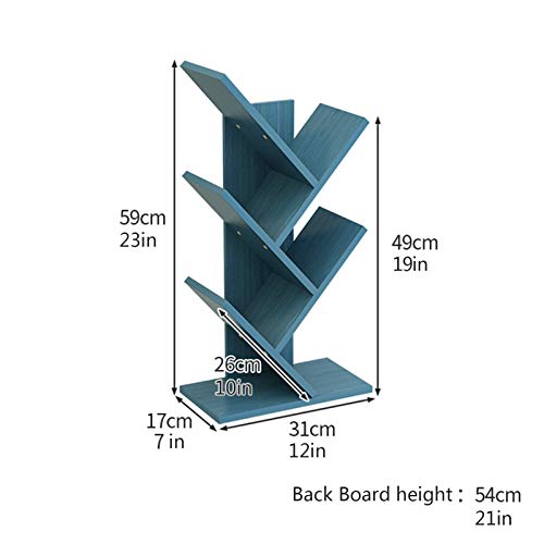 Étagère de bureau en bois – Petites bibliothèques pour CD/magazines/livres – Étagère de rangement pour bureau, maison, école – Étagères de bureau hors surface – vue 3
