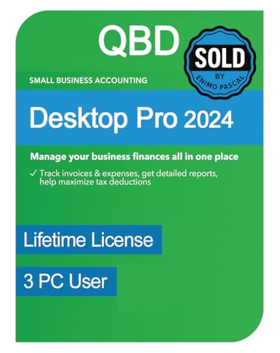 Quick - Book Desktop Pro 2024, 3 PC, Instant Download