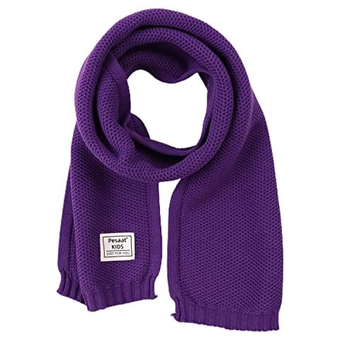 Pesaat Kids Winter Knit Scarf for Toddlers Cover