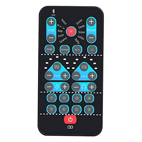 HuddleGlow Mini Cambiador de Sonido Universal, Dispositivo de Voz para Computadora, Tarjeta de Sonido para TeléFono MóVil, Tableta, Juego, MicróFono Lavalier