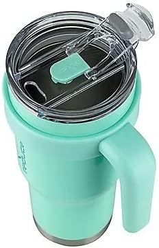 Reduce 40 oz Mug Tumbler, Stainless Steel with Handle - BPA Free - (Green and Gray), 2 Count (Pack of 1) - Image 3