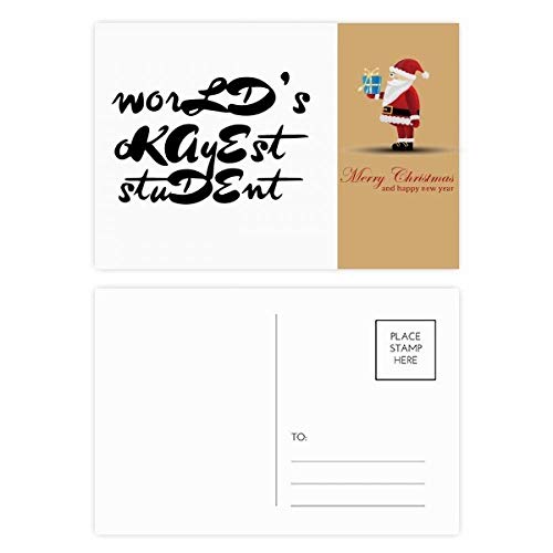 Cartes postales pour étudiants et soirées de Noël sur le campus