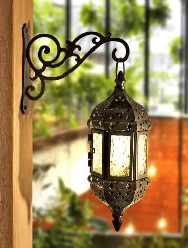 KEDAR Decor Metal Vintage Style Shelf Support Rustproof Metal Wall Shelf Bracket Black Antique Finish (Size 4.5 Inch)-image-45