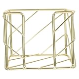LAPYAPPE Goldene Notizen Organizer Box aus mit Luftigem Design und Großzügigem Stauraum für Schreibtischzubehör für Büroorganisation und Stilvolle Aufbewahrung von Notizzetteln