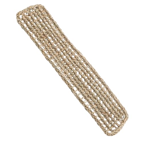 DECOMELODY スイングオウムハンモック トカゲメッシュパッド ラットクライミング オウムのブランコクライミング トカゲハンモックメッシュ 爬虫類用ペットマット トカゲ用品 籐 Coffee