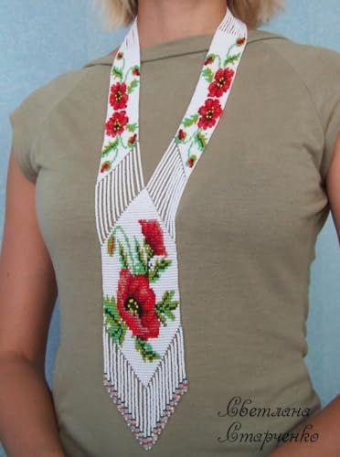 Collier Gerdan ukrainien résistant en perles de rocaille pour un style unique - 2