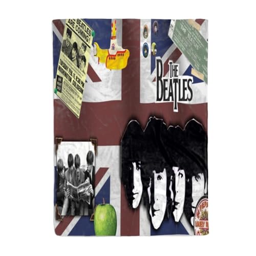 CHEWYZ Couverture imprimée en 3D The Beatles-Couverture Tendance en Peluche pour Enfants,garçons,Filles,Adultes-Couverture en Flanelle pour canapé-lit (150x200cm) - Les Beatles, Paul McCartney, John Lennon, RIngo Starr, George Harrison CHEWYZ Couverture imprimée en 3D The Beatles-Couverture Tendance en Peluche pour Enfants,garçons,Filles,Adultes-Couverture en Flanelle pour canapé-lit (150x200cm) – Image 3