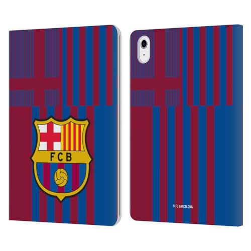Étui portefeuille FC Barcelona en cuir premium et finitions soignées pour iPad Air 11