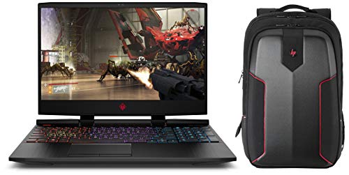 Image of HP Omen Core i7 9th Gen (8GB /128GB SSD + 1TB HDD /Win 10 /NVIDIA GTX 1050Ti 4GB Graphics /144 Hz) 15-dc0082tx & Omen Gaming Backpack