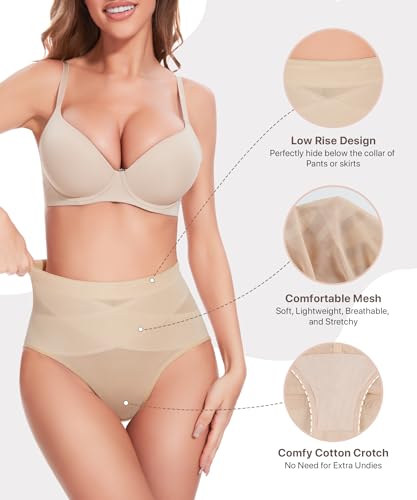 Shapewear Tummy Control Panties - Body Shaping Briefs Compression Underwear Low Rise Girdle Panty Shapewear for Women4